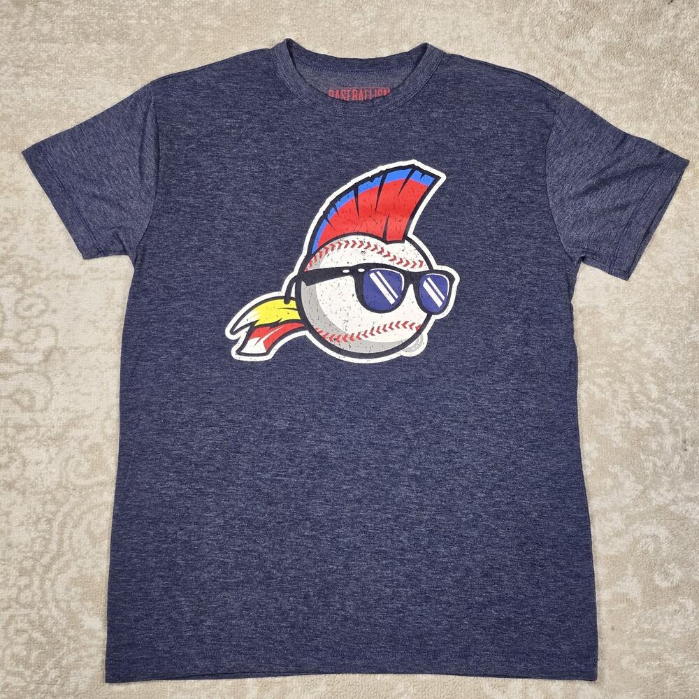 Baseballism Men's Major League Wild Thing T-Shirt Navy Blue • Small
